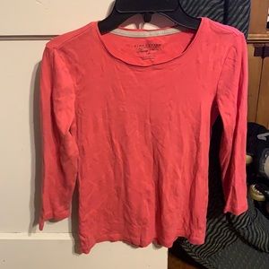 long sleeve pink shirt